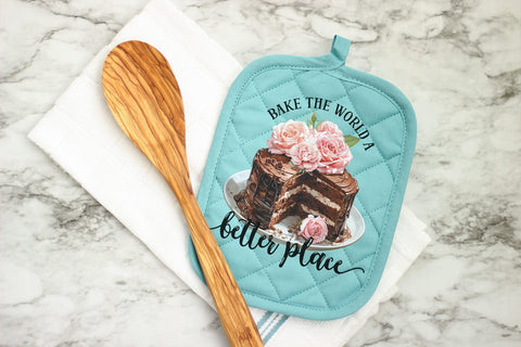 Bake The World A Better Place Sublimation Design Sublimation BijouBay 