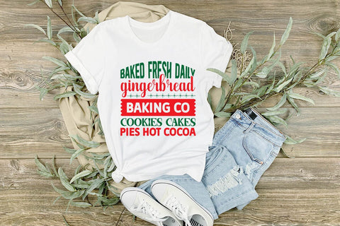 Baked fresh daily gingerbread baking co cookies cakes pies hot cocoa SVG Angelina750 