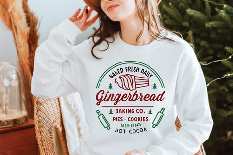 Baked fresh daily gingerbread baking co pies cookies muffins hot cocoa SVG Angelina750 