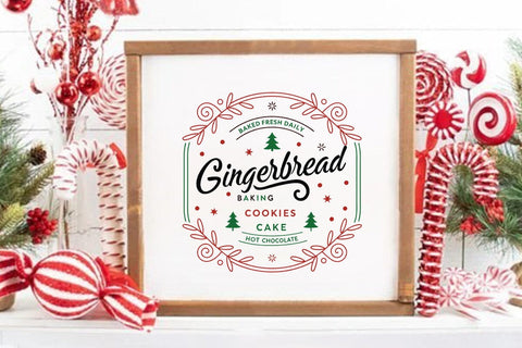 Baked fresh daily gingerbread baking co. pies cookies muffins hot cocoa SVG Angelina750 