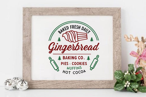 Baked fresh daily gingerbread baking co pies cookies muffins hot cocoa SVG Angelina750 