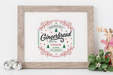 Baked fresh daily gingerbread baking co. pies cookies muffins hot cocoa SVG Angelina750 