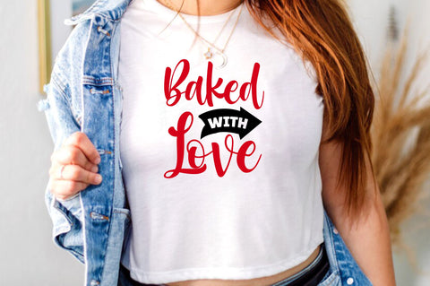 Baked with love Svg Design SVG Regulrcrative 