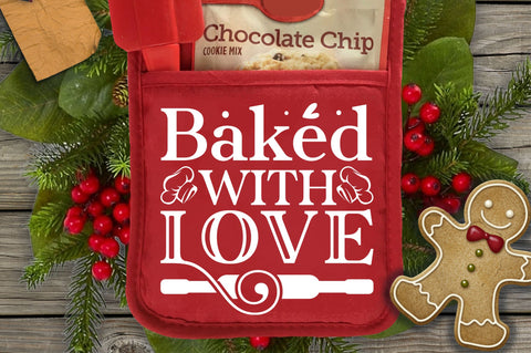 Baked with love Svg Design SVG Regulrcrative 