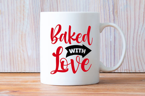 Baked with love Svg Design SVG Regulrcrative 