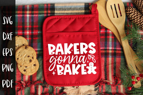 Bakers Gonna Bake SVG - Christmas Potholders SVG CraftLabSVG 
