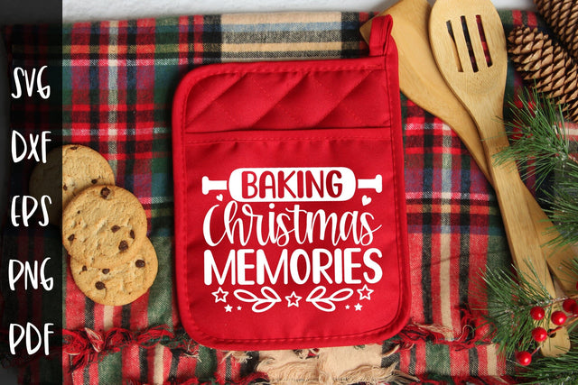 Baking Christmas Memories, Pot Holder SVG SVG CraftLabSVG 