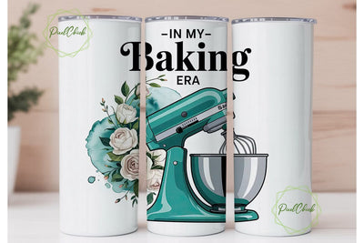 Baking Era 20oz Tumbler Wrap Sublimation PixelChick 