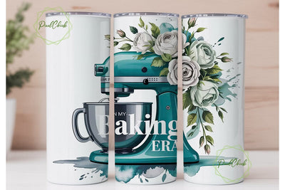 Baking Era 20oz Tumbler Wrap Sublimation PixelChick 
