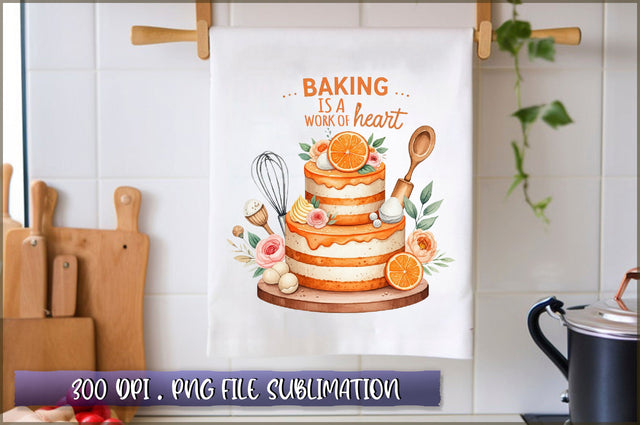 Baking is a work of heart Sublimation Sublimation Shetara Begum 