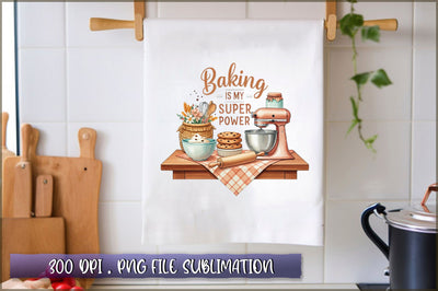 Baking is my super power Sublimation Sublimation Shetara Begum 