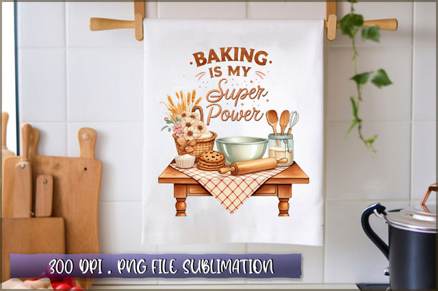 Baking is my super power Sublimation Sublimation Shetara Begum 