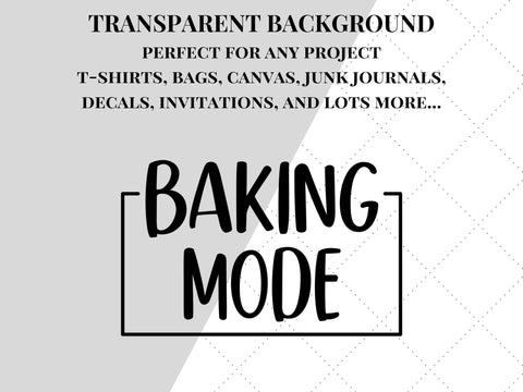Baking Mode SVG SVG Paige Cole Studio 