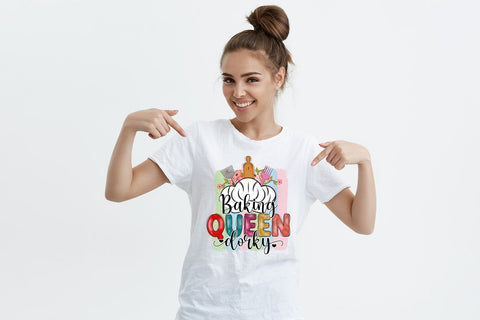 Baking Queen Dorky | Funny Kitchen Sublimation Sublimation CraftLabSVG 
