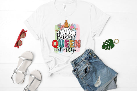 Baking Queen Dorky | Funny Kitchen Sublimation Sublimation CraftLabSVG 