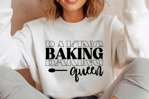 Baking queen , Kitchen svg bundle, Kitchen svg, Kitchen Quotes, Funny Quotes, Funny Svg SVG farhad farhad 