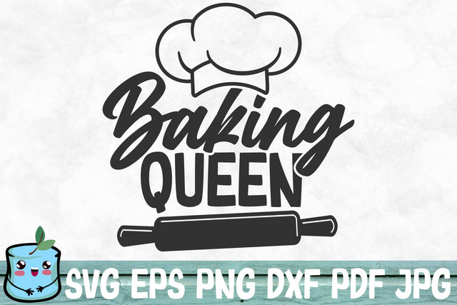 Baking Queen SVG MintyMarshmallows 