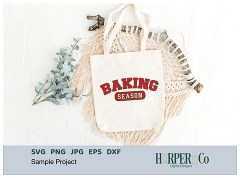 Baking Season SVG PNG Cut EPS File SVG HarperNCo 