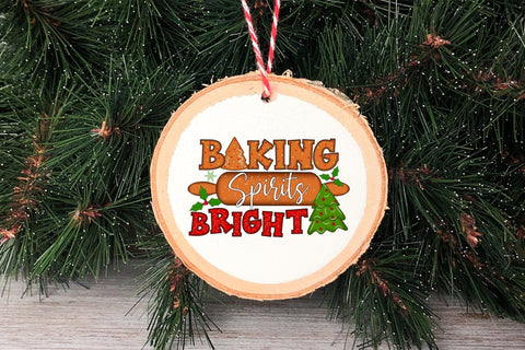 Baking Spirits Bright - Christmas PNG Sublimation Sublimation CraftLabSVG 