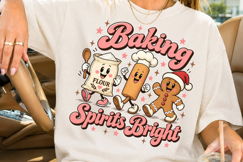 Baking Spirits Bright Christmas PNG SVG nirmal108roy 