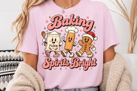 Baking Spirits Bright Christmas PNG SVG nirmal108roy 