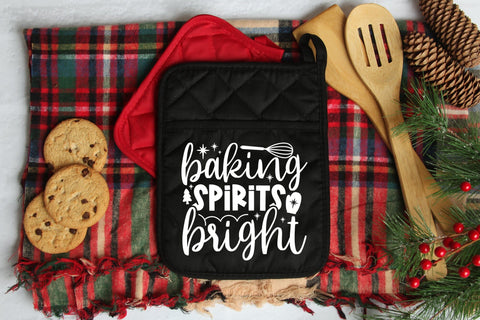 Baking Spirits Bright, Christmas Pot Holder SVG SVG CraftLabSVG 