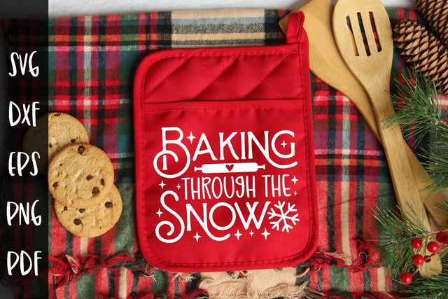 Baking Through the Snow SVG - Christmas Potholders SVG CraftLabSVG 