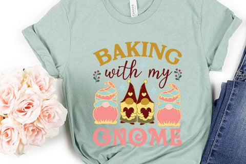 baking with my gnome SVG Angelina750 