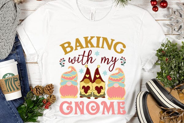 baking with my gnome SVG Angelina750 