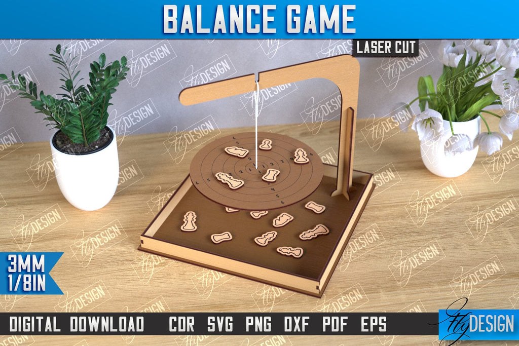 Balance Games Laser Cut Bundle | Counter Balance | Board Game | Game ...