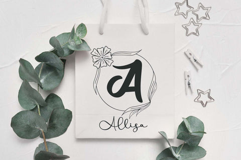 Balista Monogram Font Afandi Studio 