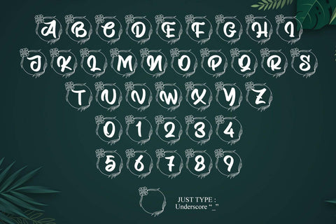 Balista Monogram Font Afandi Studio 