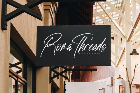 Ballemyatss - Modern Signature Script Font Letterena Studios 