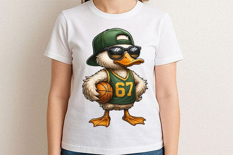 Baller Duck PNG Cool Basketball Duck SVG BillahCrafts 