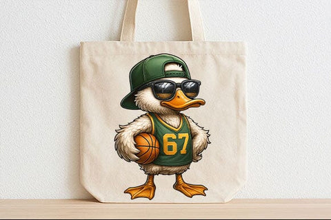 Baller Duck PNG Cool Basketball Duck SVG BillahCrafts 