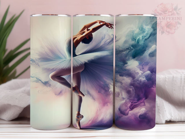 Ballerina 20oz Tumbler Wrap PNG, Dancer Tumbler Png, Straight & Tapered Tumbler Wrap, Instant Digital Download Sublimation Li Zamperini 