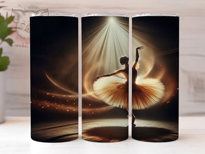 Ballerina Dance Stage Art 20oz Tumbler, Ballerina Design, Dance Tumbler, Stage Art, Sublimation Wrap, 20oz Tumbler, Ballet Gift, Dancer Drinkware Sublimation Lara' s Designs 