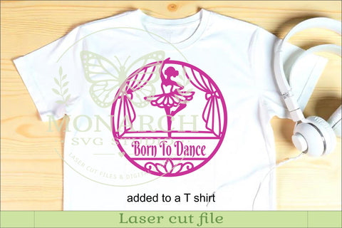 Ballerina Name Sign SVG | Personalized Ballet Wall Decor SVG APInspireddesigns 
