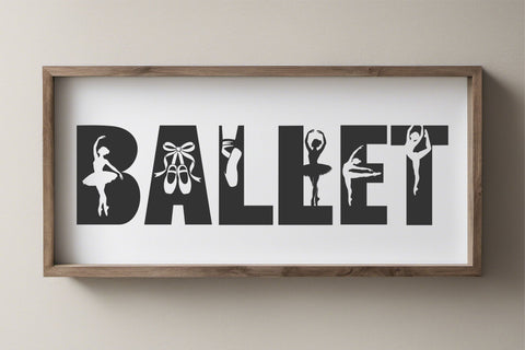 Ballet Font | Artistic Dance Alphabet | Dancer Letters, numbers | Gymnastic girl font Font TonisArtStudio 