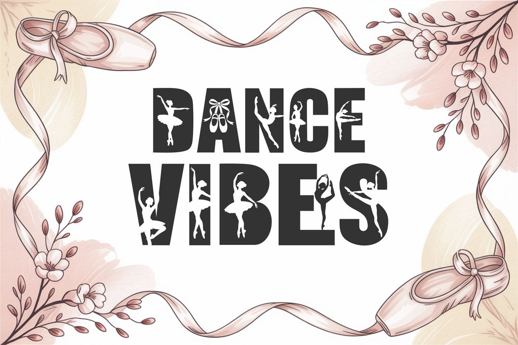Ballet Font | Artistic Dance Alphabet | Dancer Letters, numbers ...