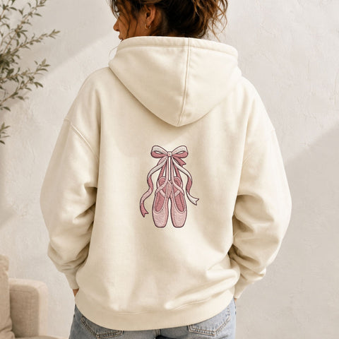 Ballet Shoes Bow Machine Embroidery Design – Ballerina Pointe Shoes Embroidery File Embroidery/Applique DESIGNS PatternFeed8 