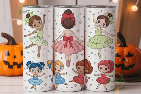 BalleTHSP Dance Mode 20oz Tumbler Wrap Sublimation PixelChick 