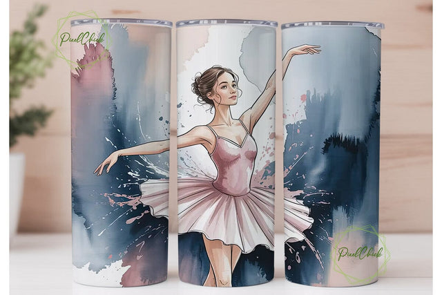 BalleTHSP Dream 20oz Tumbler Wrap Sublimation PixelChick 