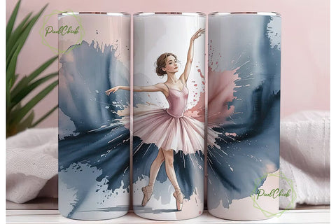 BalleTHSP Dream 20oz Tumbler Wrap Sublimation PixelChick 