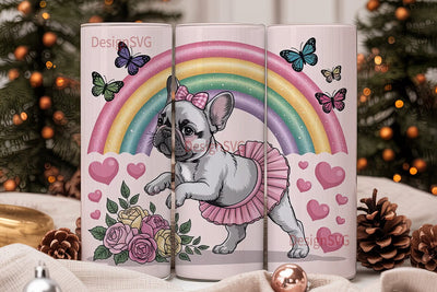 BalleTHSP Frenchie 20oz Tumbler Wrap Sublimation DesignSVG 