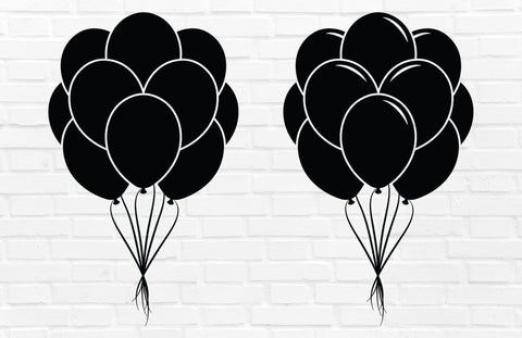Balloon Clipart Bundle - Balloon SVG, Birthday Balloon SVG, Balloon PNG SVG GraphicsTreasures 
