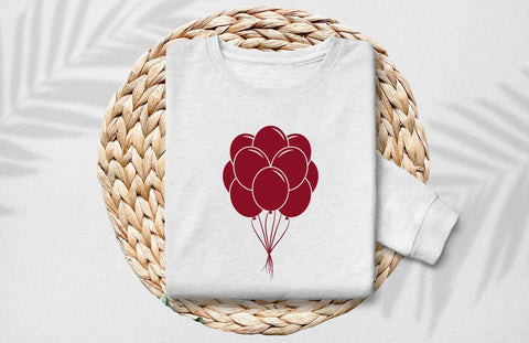 Balloon Clipart Bundle - Balloon SVG, Birthday Balloon SVG, Balloon PNG SVG GraphicsTreasures 