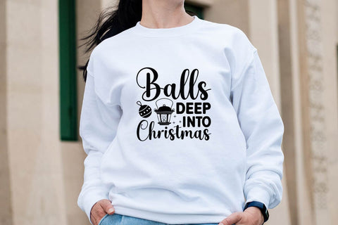 Balls deep into christmas-01 SVG Angelina750 