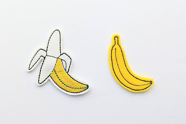 Banana ITH Feltie Applique Embroidery Duo Embroidery/Applique DESIGNS Risa Rocks It 