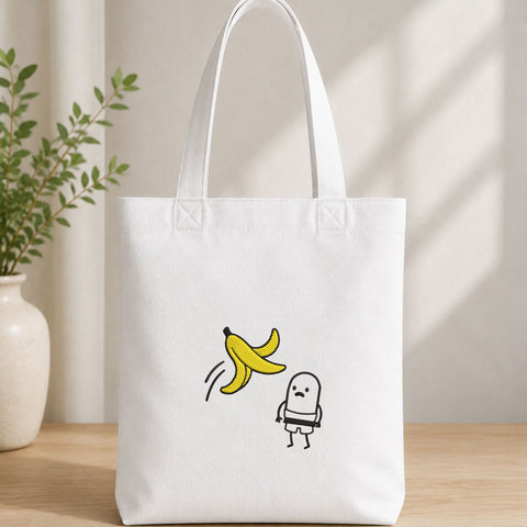 Banana Peel Funny Machine Embroidery Design – Slipping Cartoon Humor Embroidery File Embroidery/Applique DESIGNS PatternFeed8 